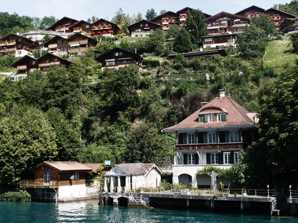 beautiful riverside housing