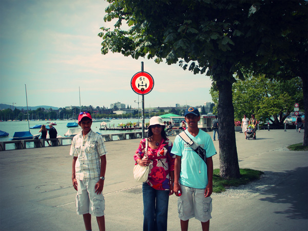 family in swiss